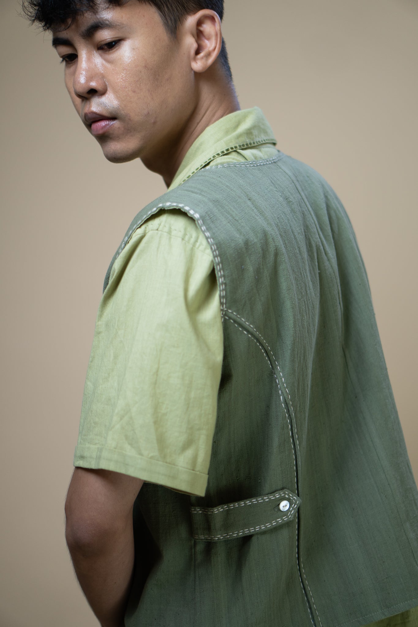 Lafaani - Meadows Unisex Olive Vest